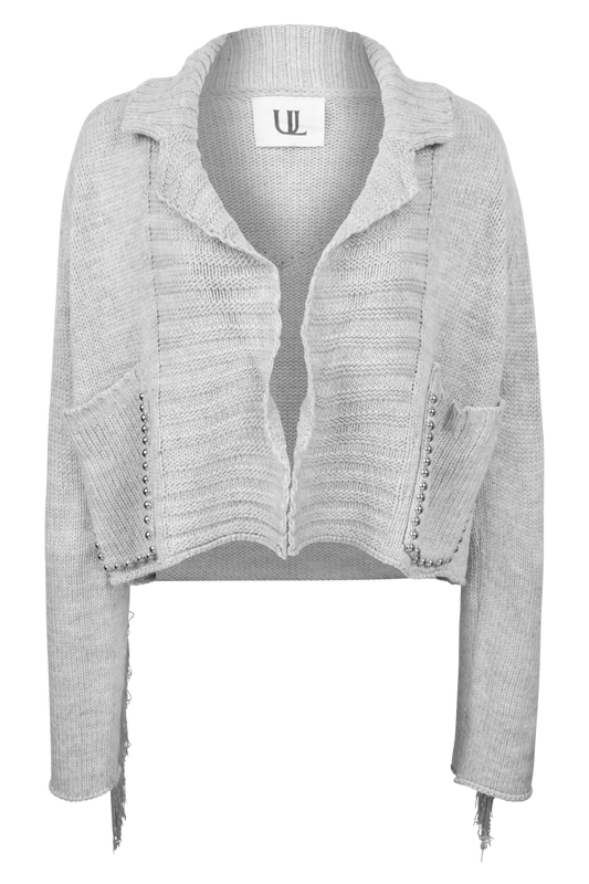 Understated Leather Cropped Rodeo Fringe Robe