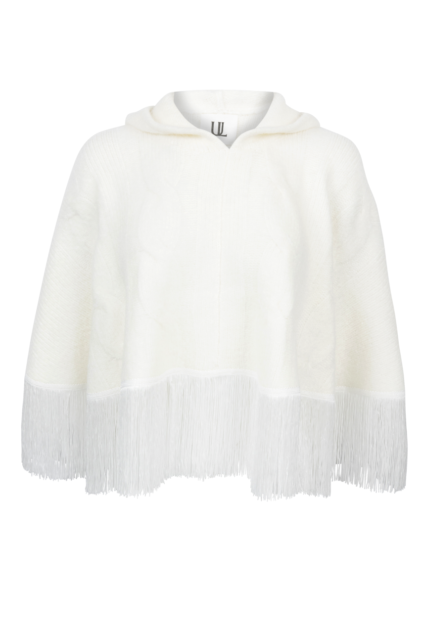Understated Leather Whistle Fringe Poncho