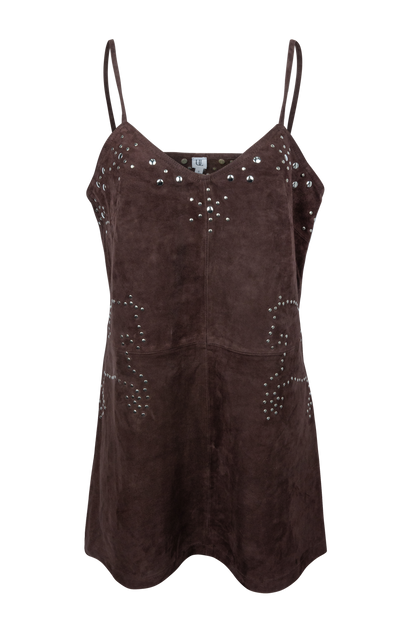 Understated Leather Saddle Up Slip Dress