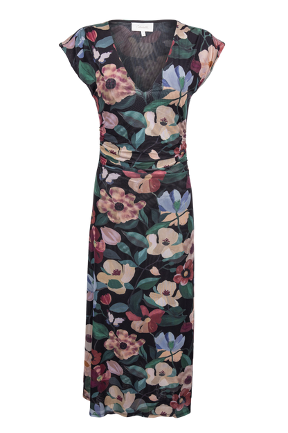 Cleobella Dierdre Floral Mesh Midi Dress