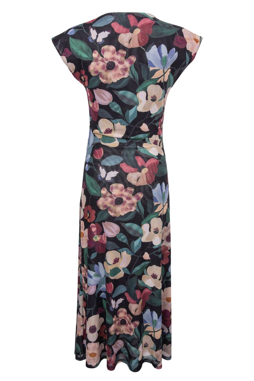 Cleobella Dierdre Floral Mesh Midi Dress