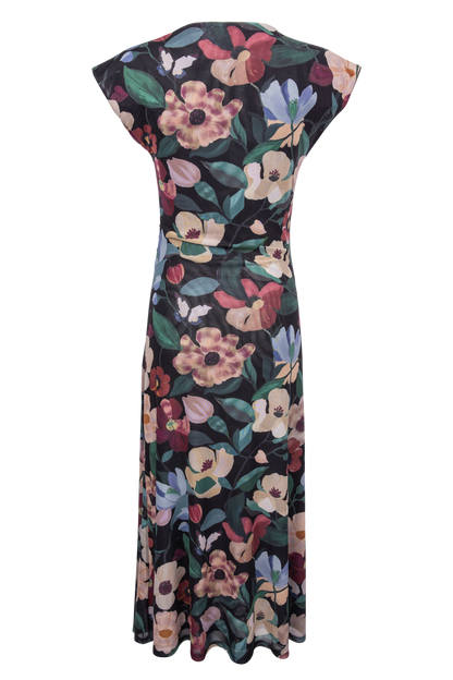 Cleobella Dierdre Floral Mesh Midi Dress
