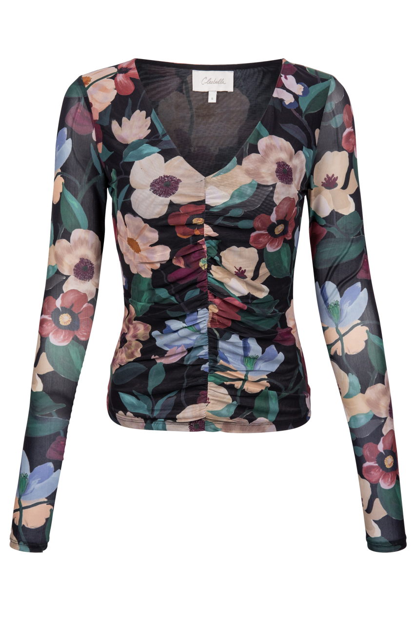 Cleobella Cariad Floral Mesh Top