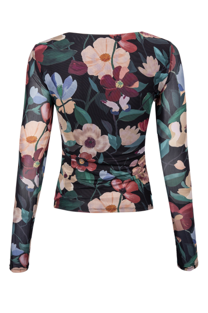 Cleobella Cariad Floral Mesh Top