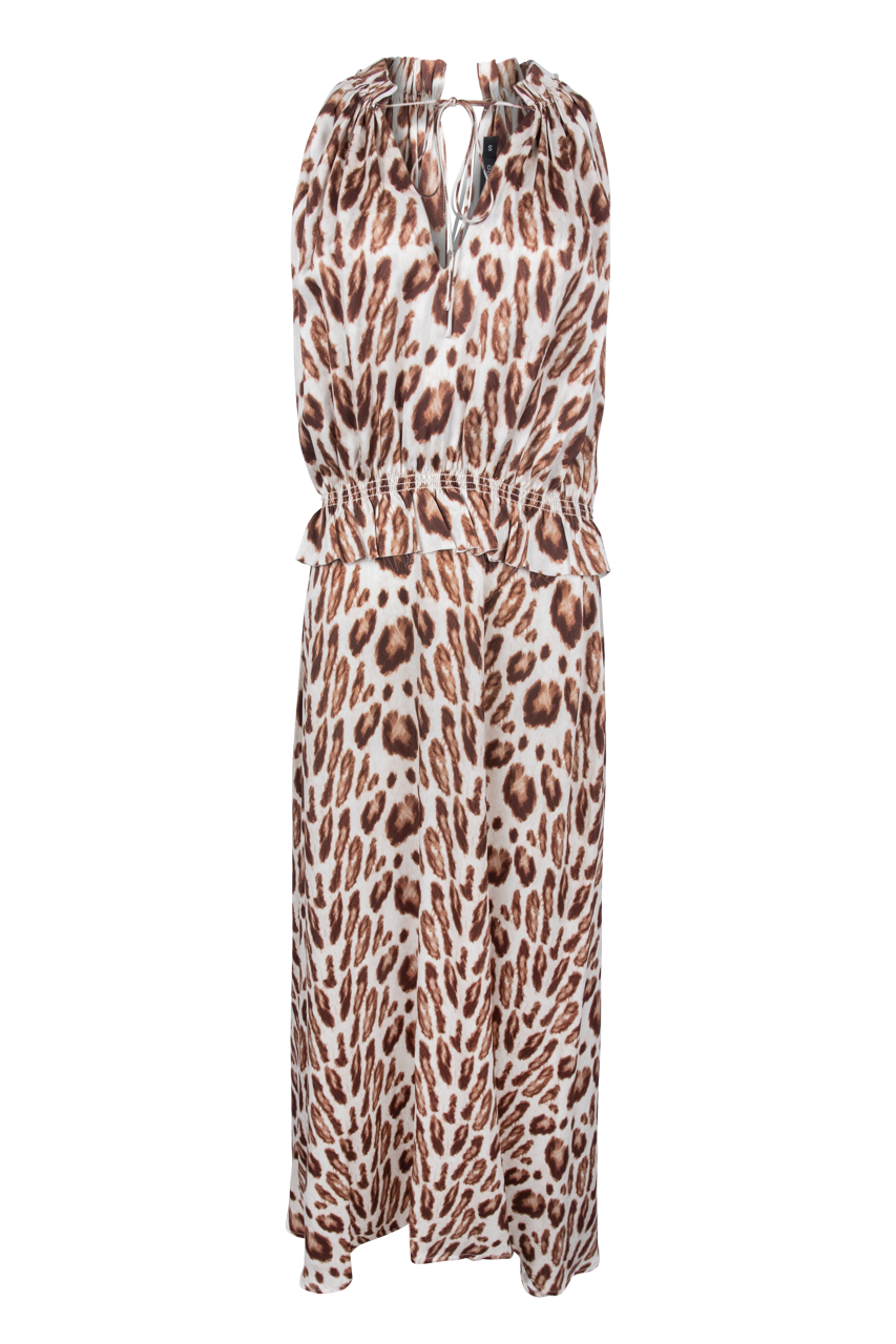 Catherine Gee Sofia Leopard Maxi Dress