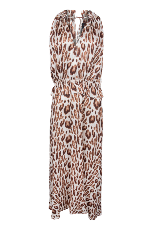 Catherine Gee Sofia Leopard Maxi Dress