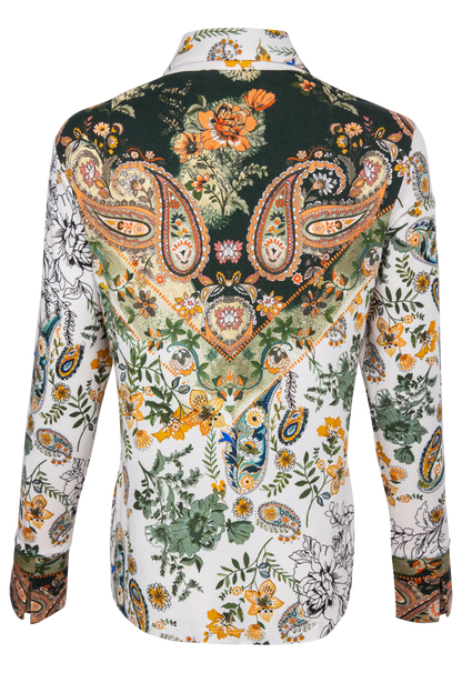 Johnny Was Janie Solana Printed Shirt