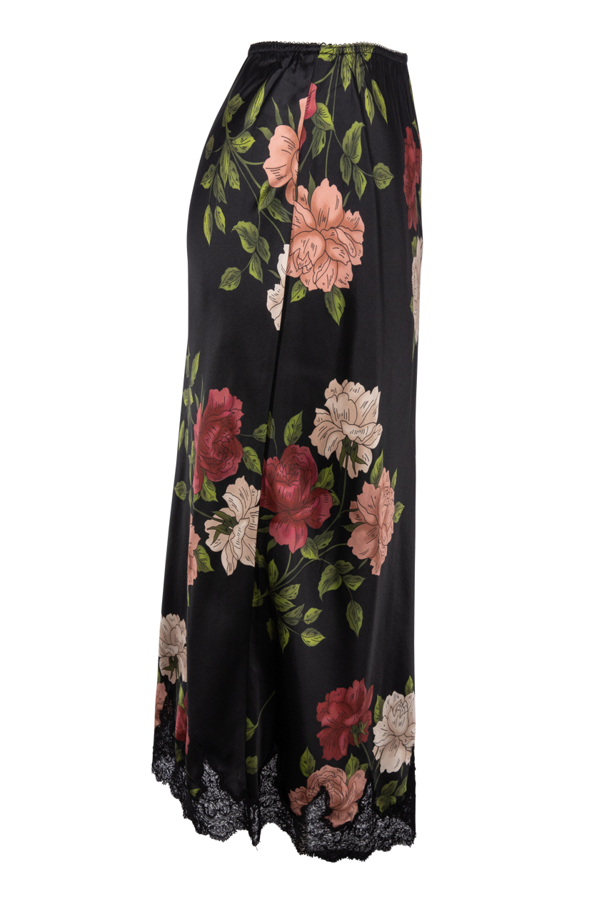 Johnny Was Eloriya Floral Midi Skirt