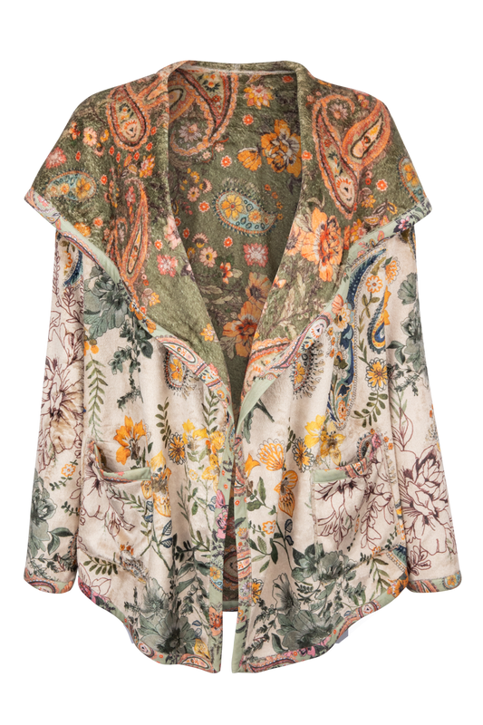 Johnny Was Joan Reversible Sherpa Jacket