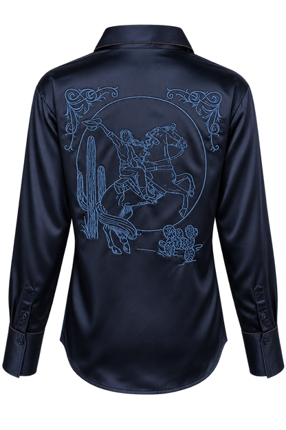 Stetson Women's Satin Western Shirt