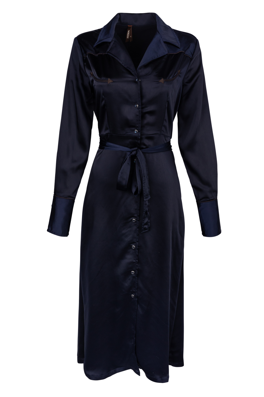 Stetson Women's Satin Western Midi Dress