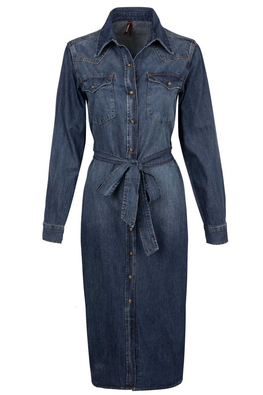 Stetson Women's Western Denim Shirt Dress