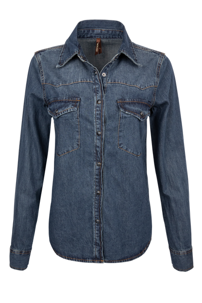 Stetson Women's Western Denim Snap Shirt