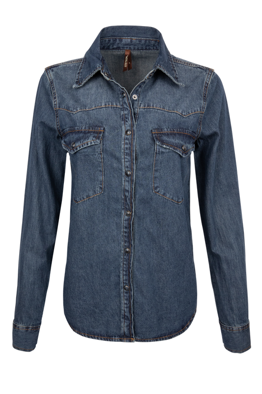 Stetson Women's Western Denim Snap Shirt