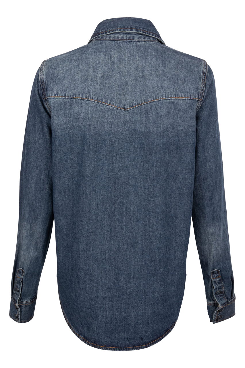 Stetson Women's Western Denim Snap Shirt