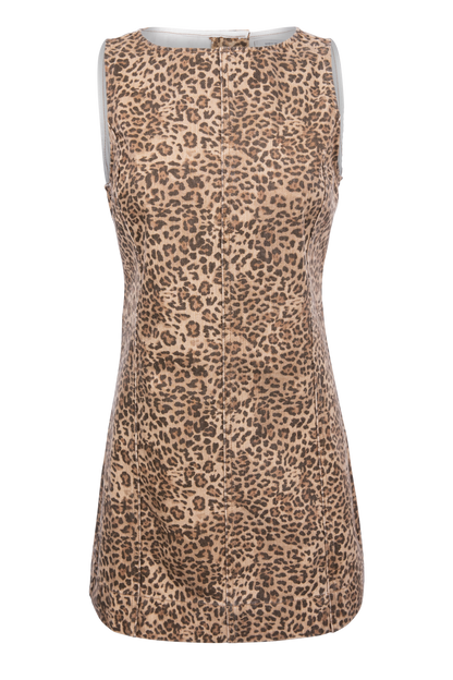 Show Me Your Mumu Boulevard Leopard Mini Dress