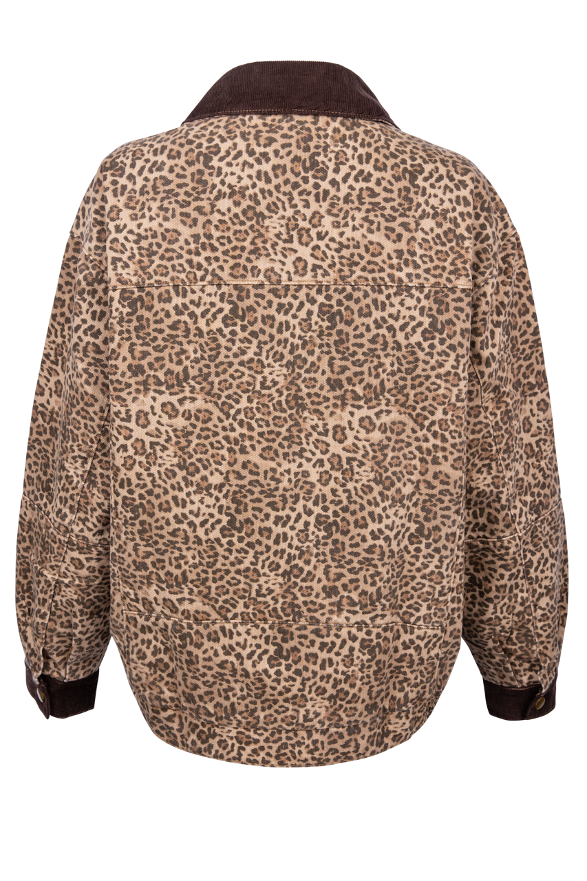 Show Me Your Mumu Carter Leopard Bomber Jacket