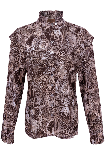 Lovelei Stella Ranch Long Sleeve Blouse