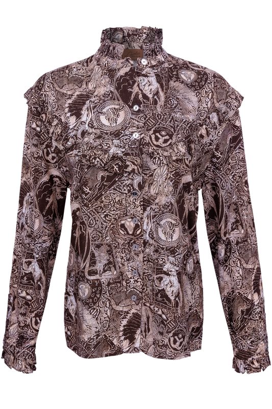Lovelei Stella Ranch Long Sleeve Blouse