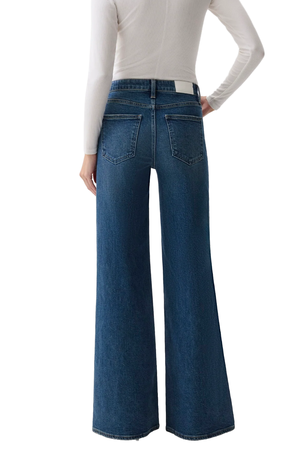 Pistola Vivian Mid-Rise Wide Leg Jeans