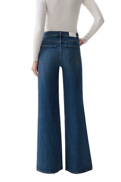 Pistola Vivian Mid-Rise Wide Leg Jeans