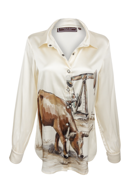 Double D Ranch Seen In Texas Blouse