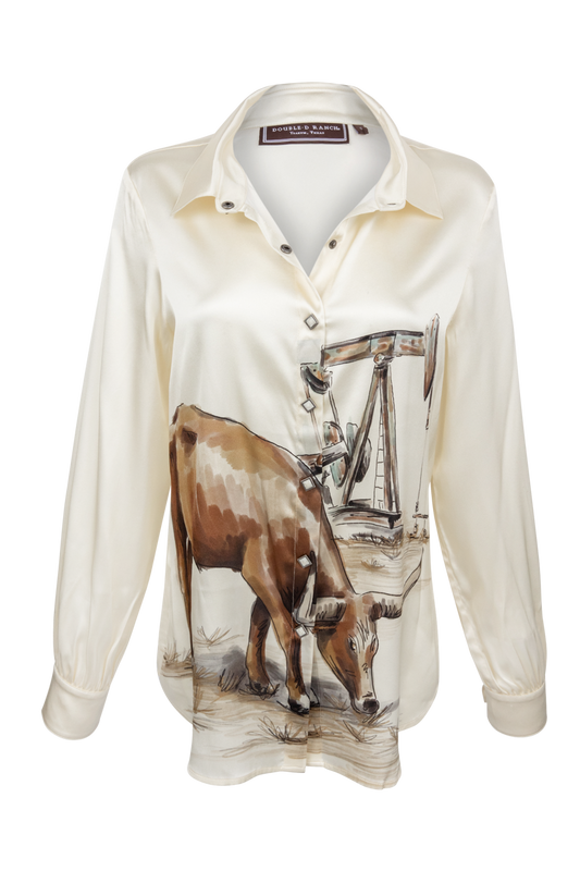 Double D Ranch Seen In Texas Blouse