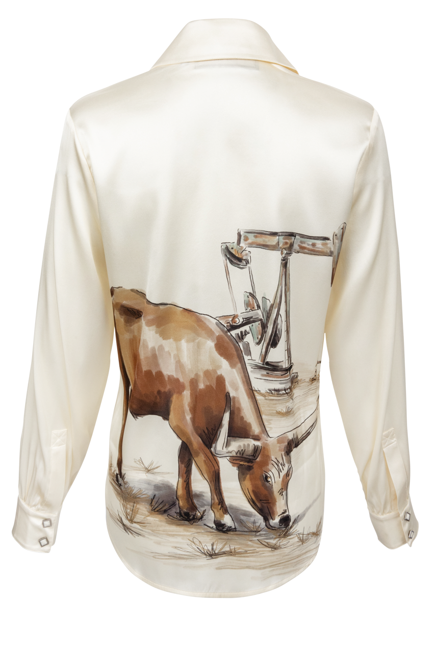 Double D Ranch Seen In Texas Blouse