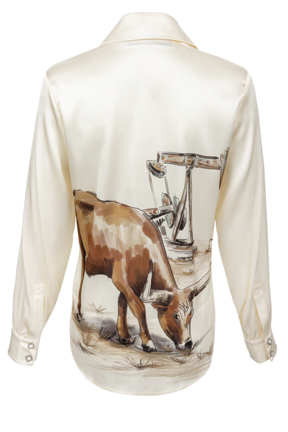 Double D Ranch Seen In Texas Blouse