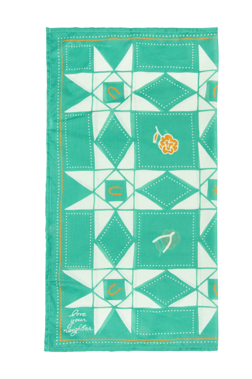 Jenni Earle Love Your Neighbor Bandana Scarf