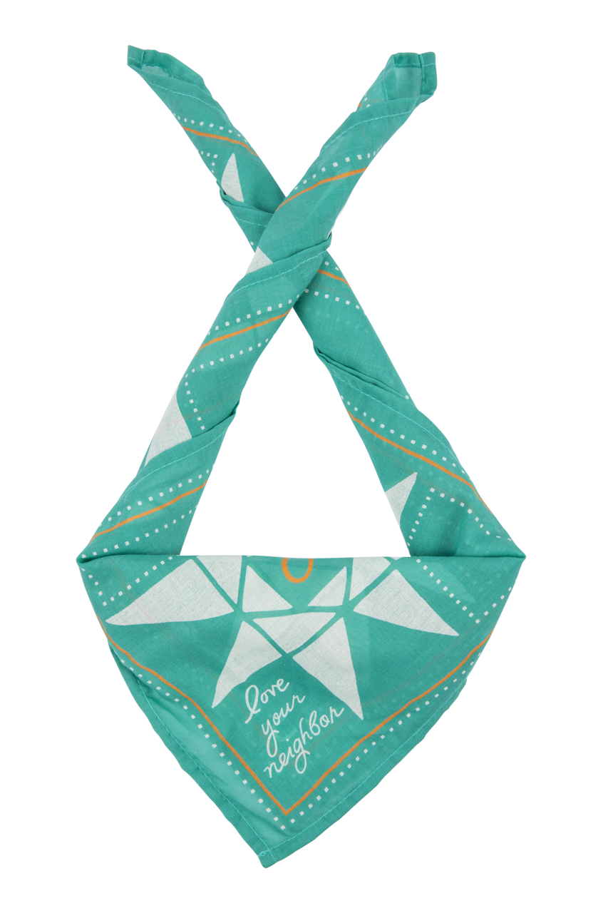 Jenni Earle Love Your Neighbor Bandana Scarf