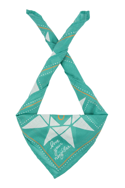 Jenni Earle Love Your Neighbor Bandana Scarf