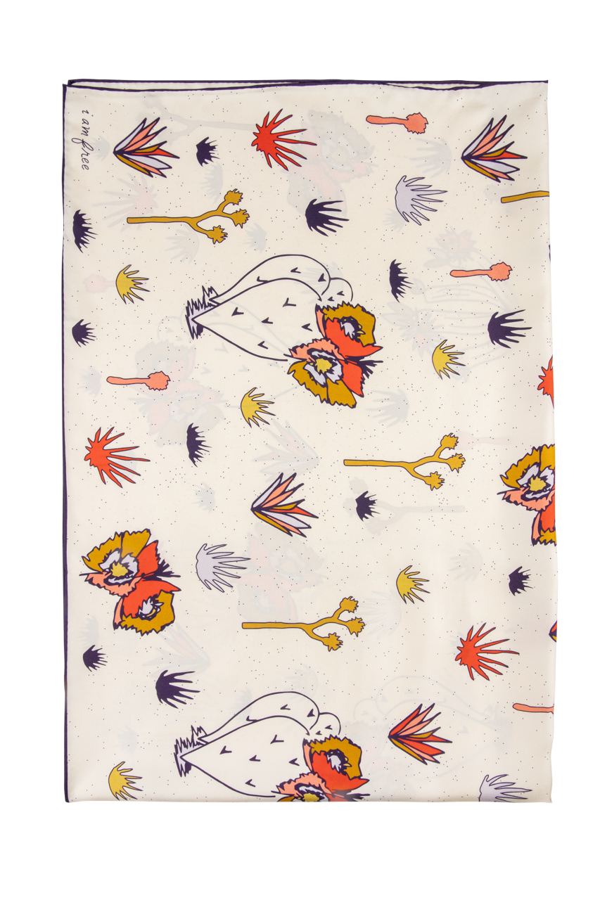 Jenni Earle I Am Free Silk Scarf