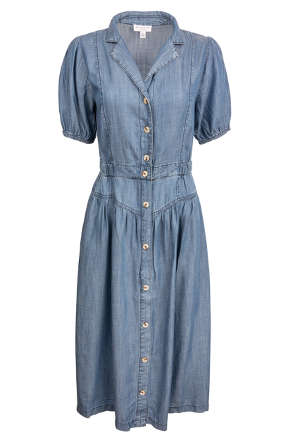 CURRENT AIR Chambray Midi Dress