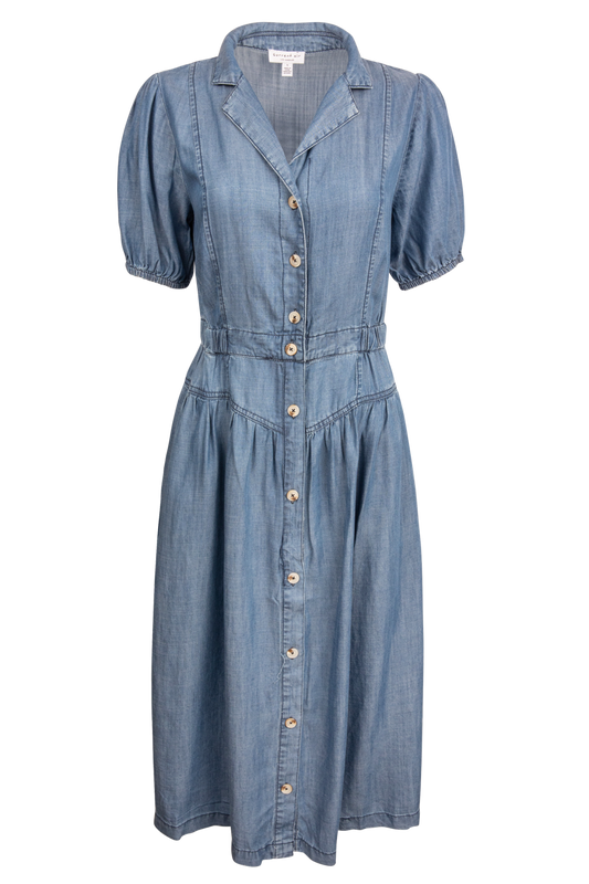 CURRENT AIR Chambray Midi Dress
