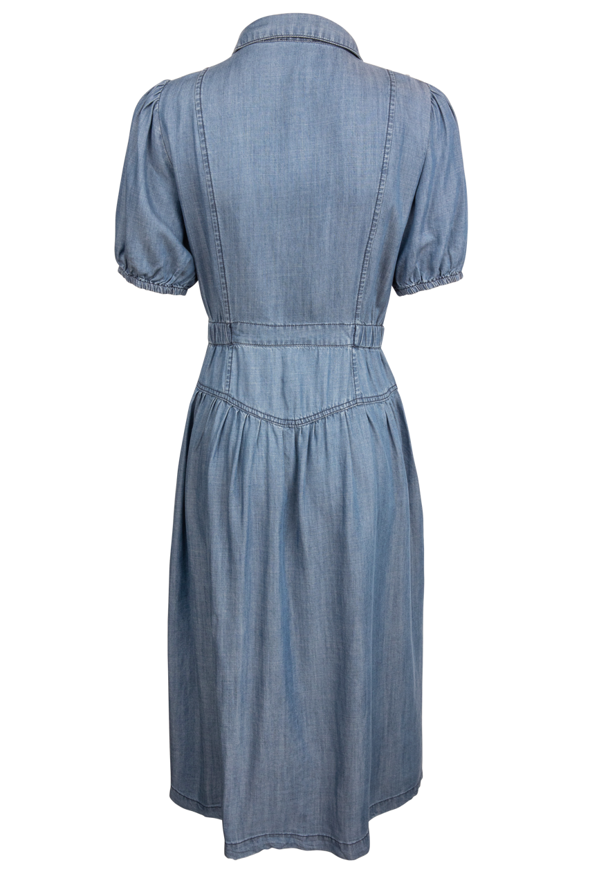 CURRENT AIR Chambray Midi Dress