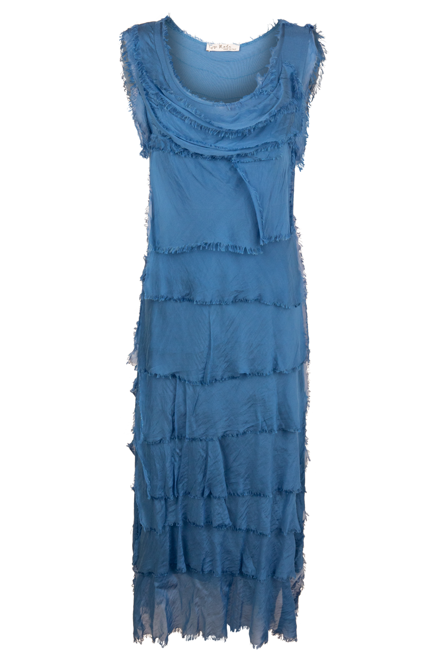 gigi sleeveless long ruffle dress Siena Sleeveless Dress