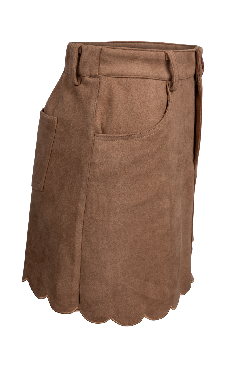 Klesis Scallop Edge Mini Skirt