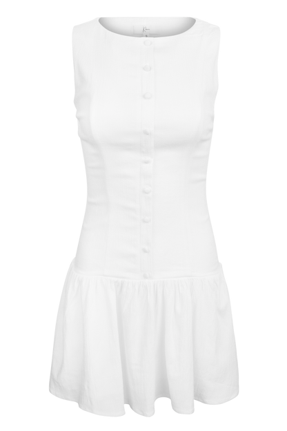 Klesis White Linen Dress / M / White Klesis White Linen Dress / M / White