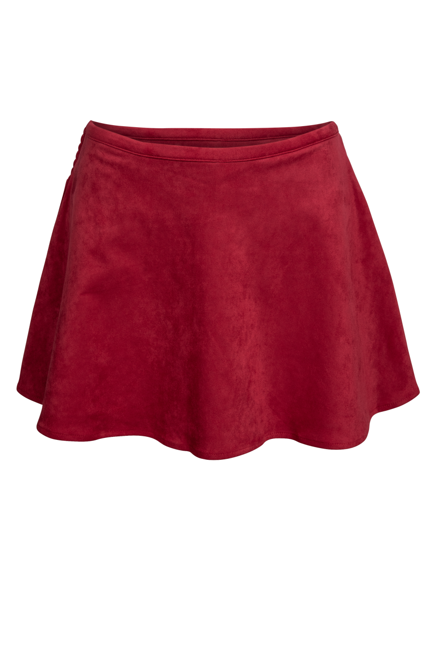 Sky to Moon Suede Mini Skort