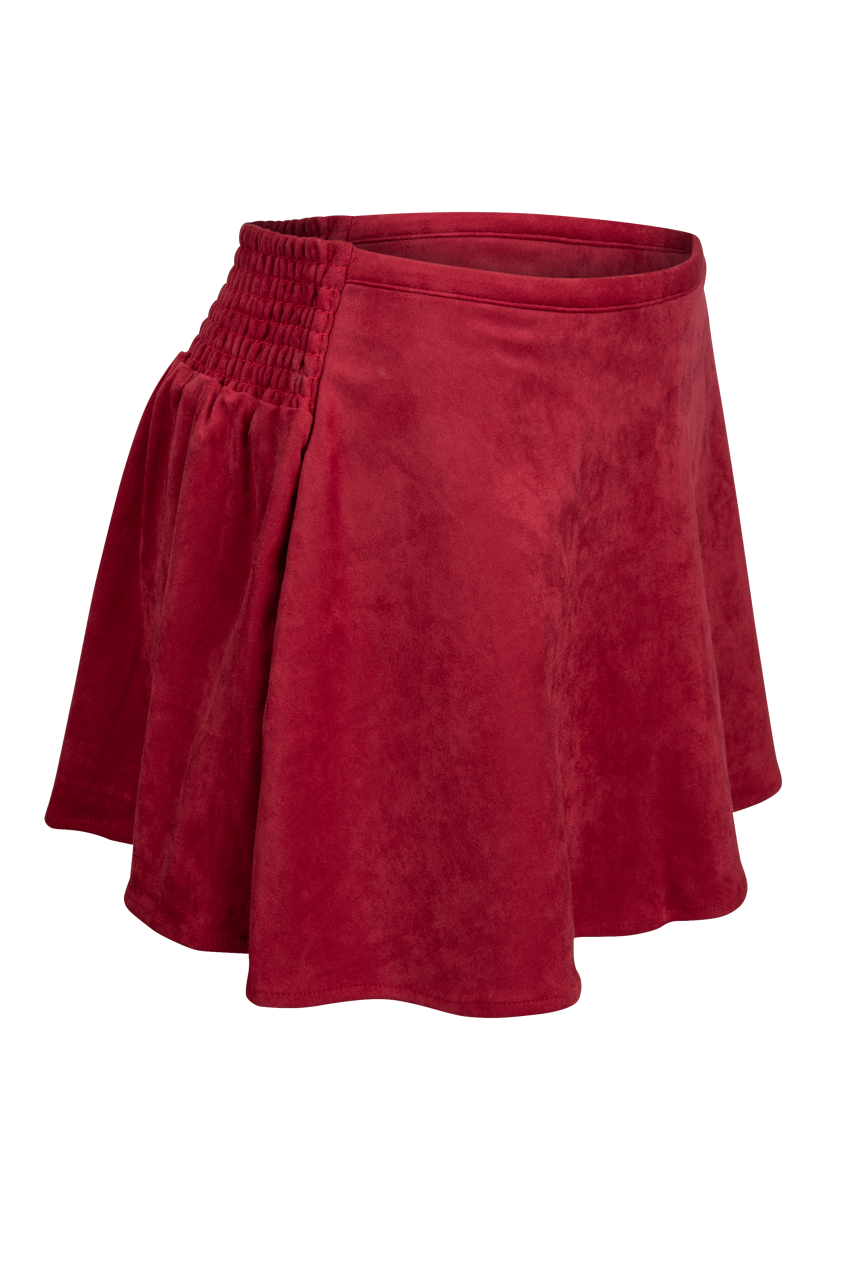 Sky to Moon Suede Mini Skort