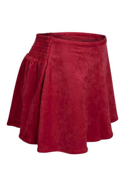 Sky to Moon Suede Mini Skort