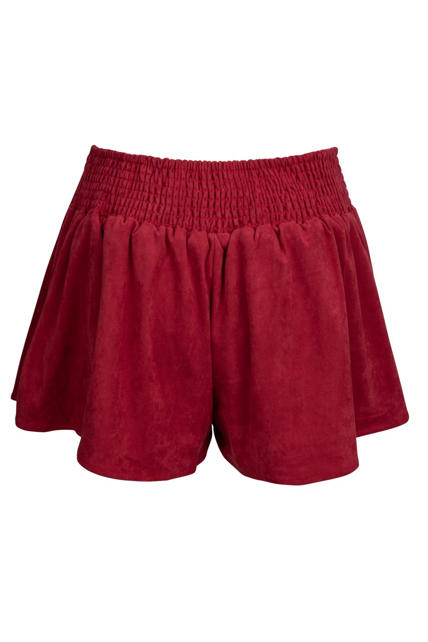 Sky to Moon Suede Mini Skort