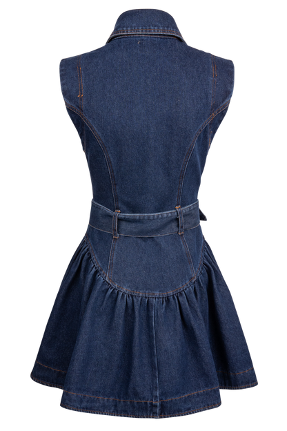 Sky to Moon Denim Mini Dress