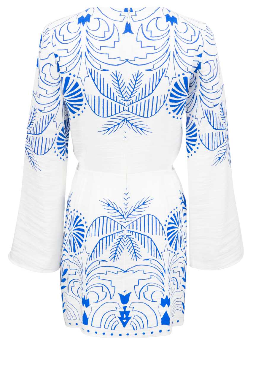 Z Supply Tahina Palm Mini Dress