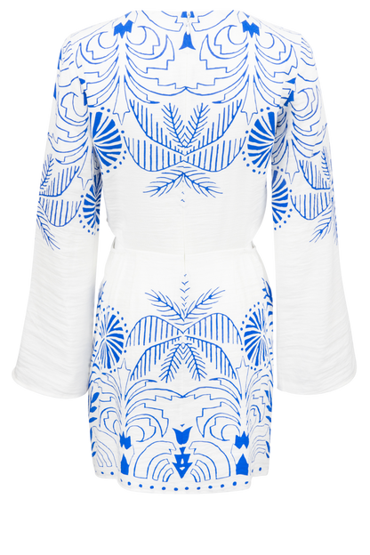 Z Supply Tahina Palm Mini Dress