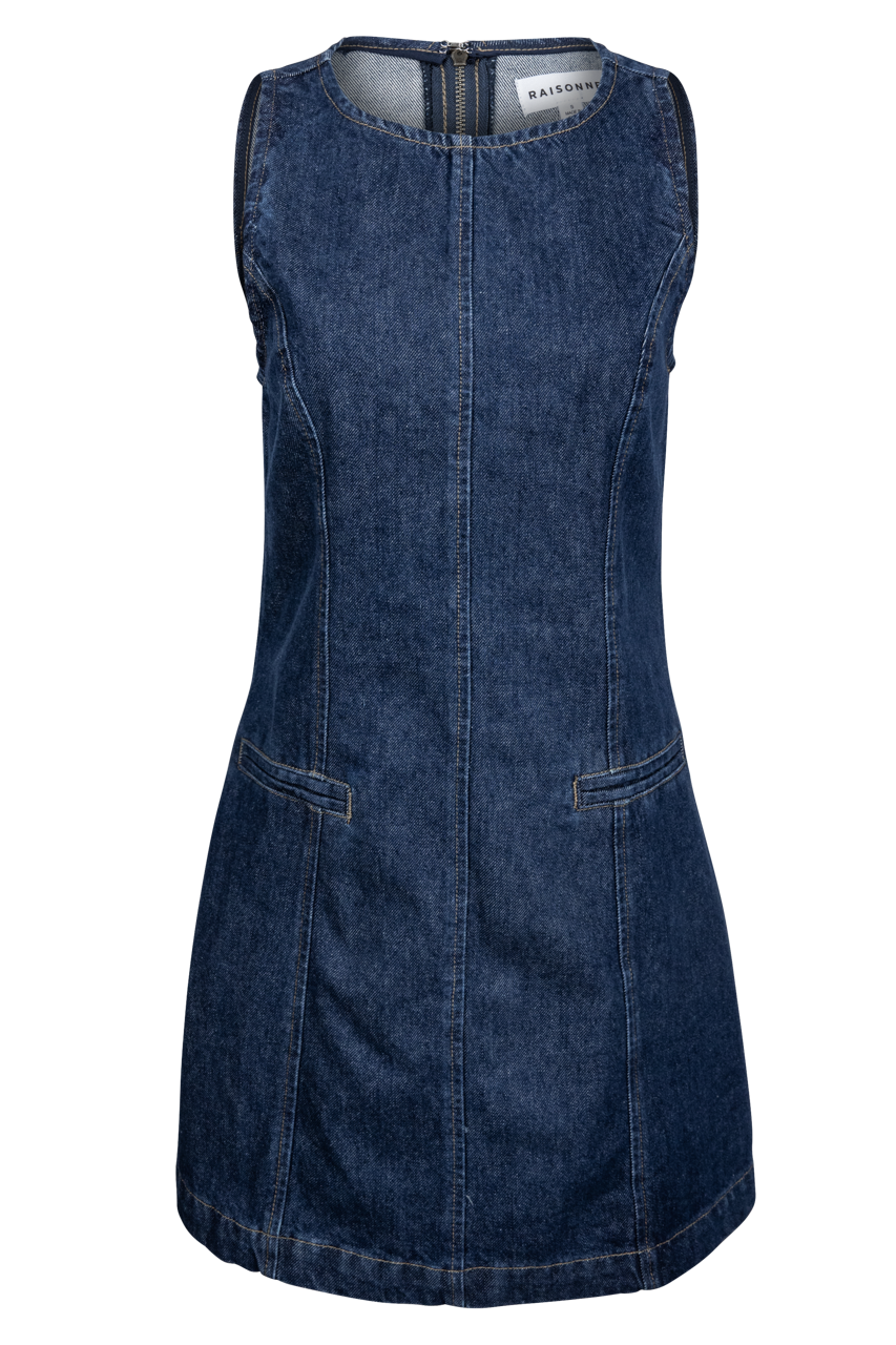 Raisonnel Denim A-Line Western Mini Dress