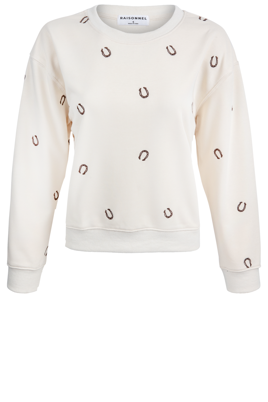 Raisonnel Embroidered Horseshoe Sweatshirt