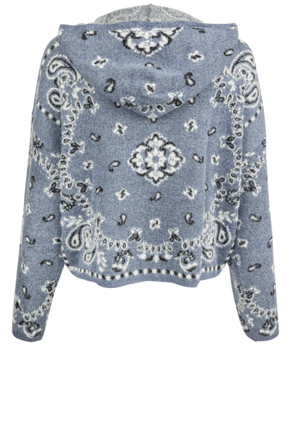Raisonnel Pine Fuzzy Knit Cardigan
