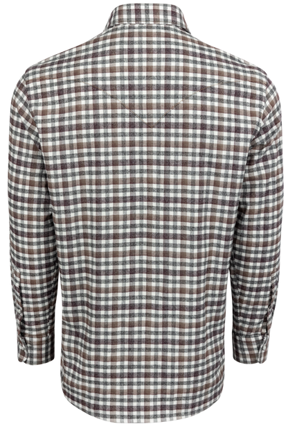 Madison Creek Bisley Western Shirt - Red & Blue Check